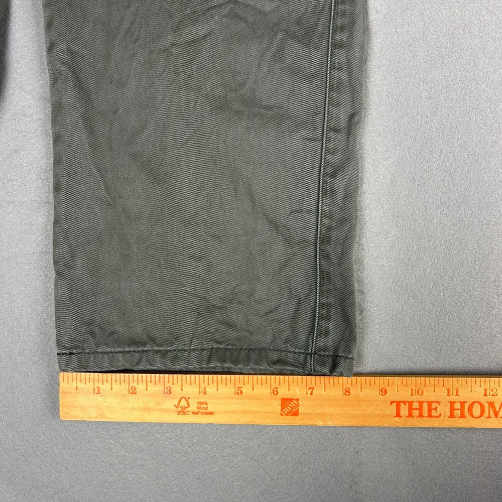 Peter Millar Chino Pants Flat Front Twill Mens 38x32 Olive Green MS15B84 - Picture 7 of 12